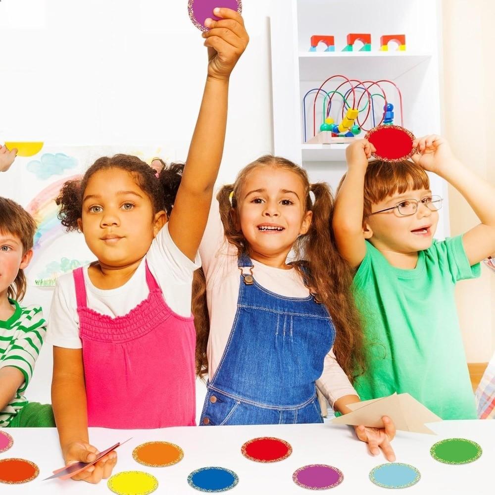 108 st Utklipp Färgglada Stjärnpappersutklipp Estetisk Anslagstavledekoration Klassrum