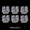 Premium Crystal Glass Whiskey Tumbler Set With Gold Trim Brandy Spirits Glasses 6-Piece Or 2-Piece Decanter
