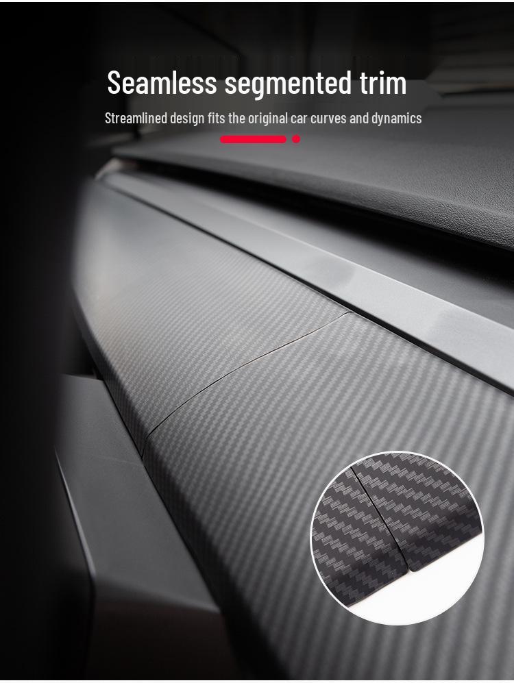Tesla Model 3/Y Interior Kit: Upgrade Center Console, Dashboard Strip, and Door Trim