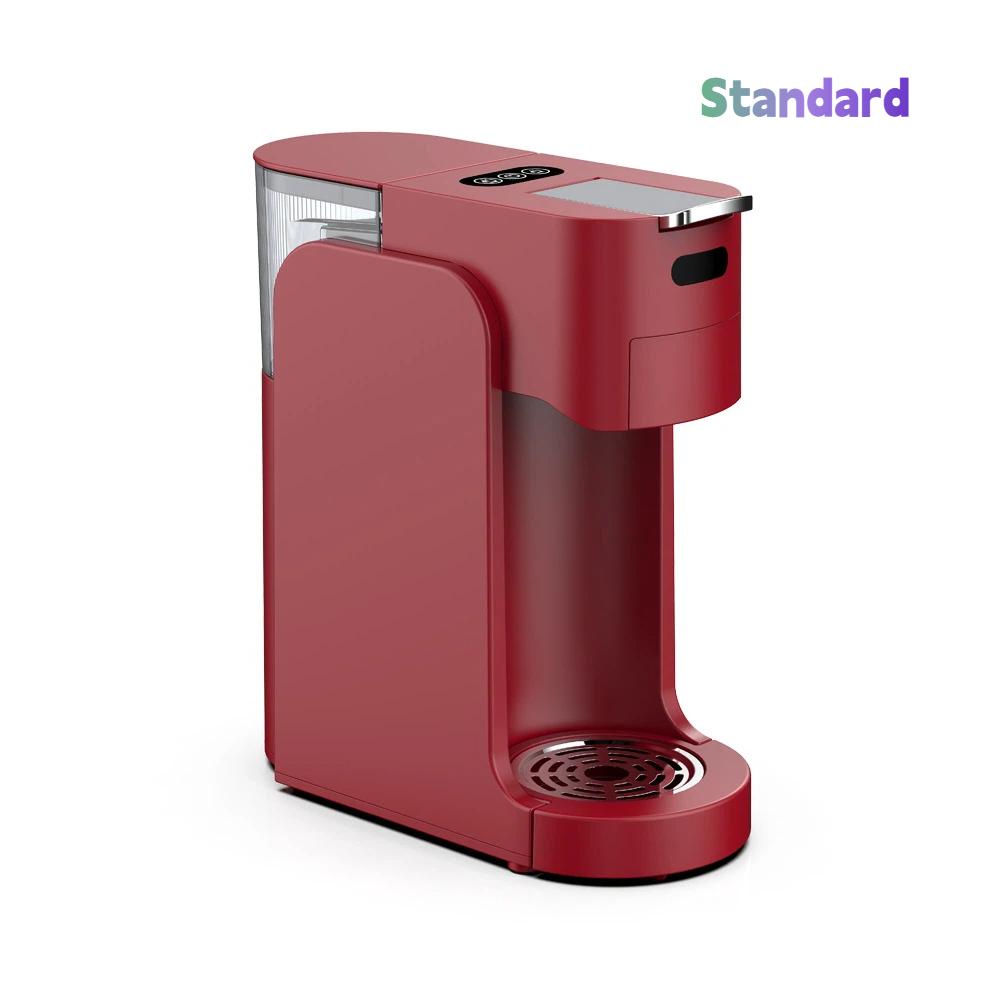 4‑in‑1 Semi‑Automatic Espresso Machine – Compact Capsule Coffee Maker for Home, Compatible with Multiple Capsules Standard красный