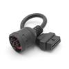 9 Pin To 16 Pin Truck Line Cable J1939 9 Pin To OBDII/OBD2 Male Female Diagnosctic Tool Connector for DEUTSCH Cummins Deutsch