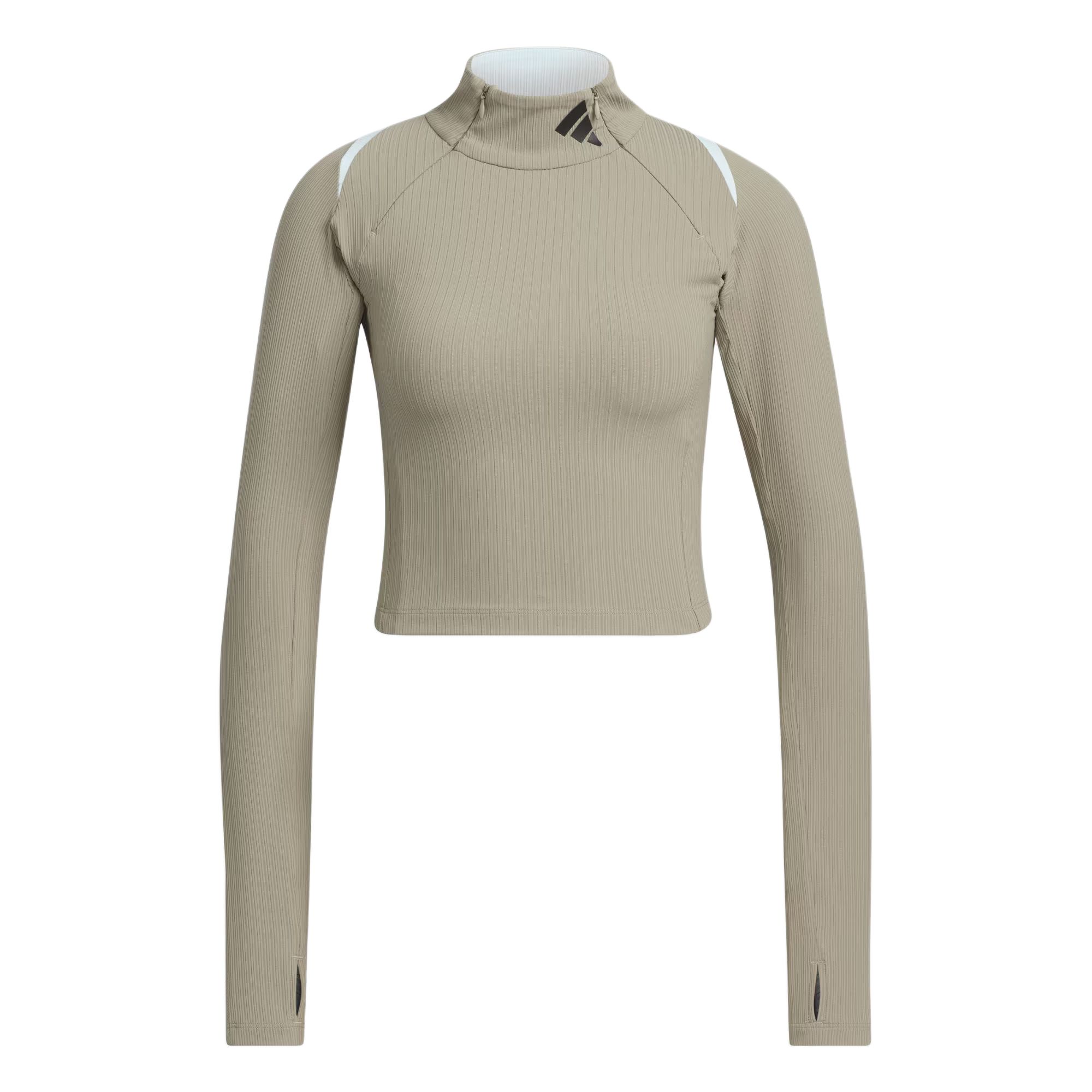 

Adidas Future Style Pre Series Long Sleeve Top Sports Casual Pullover Women tops Earth-Brown JM2451 XL