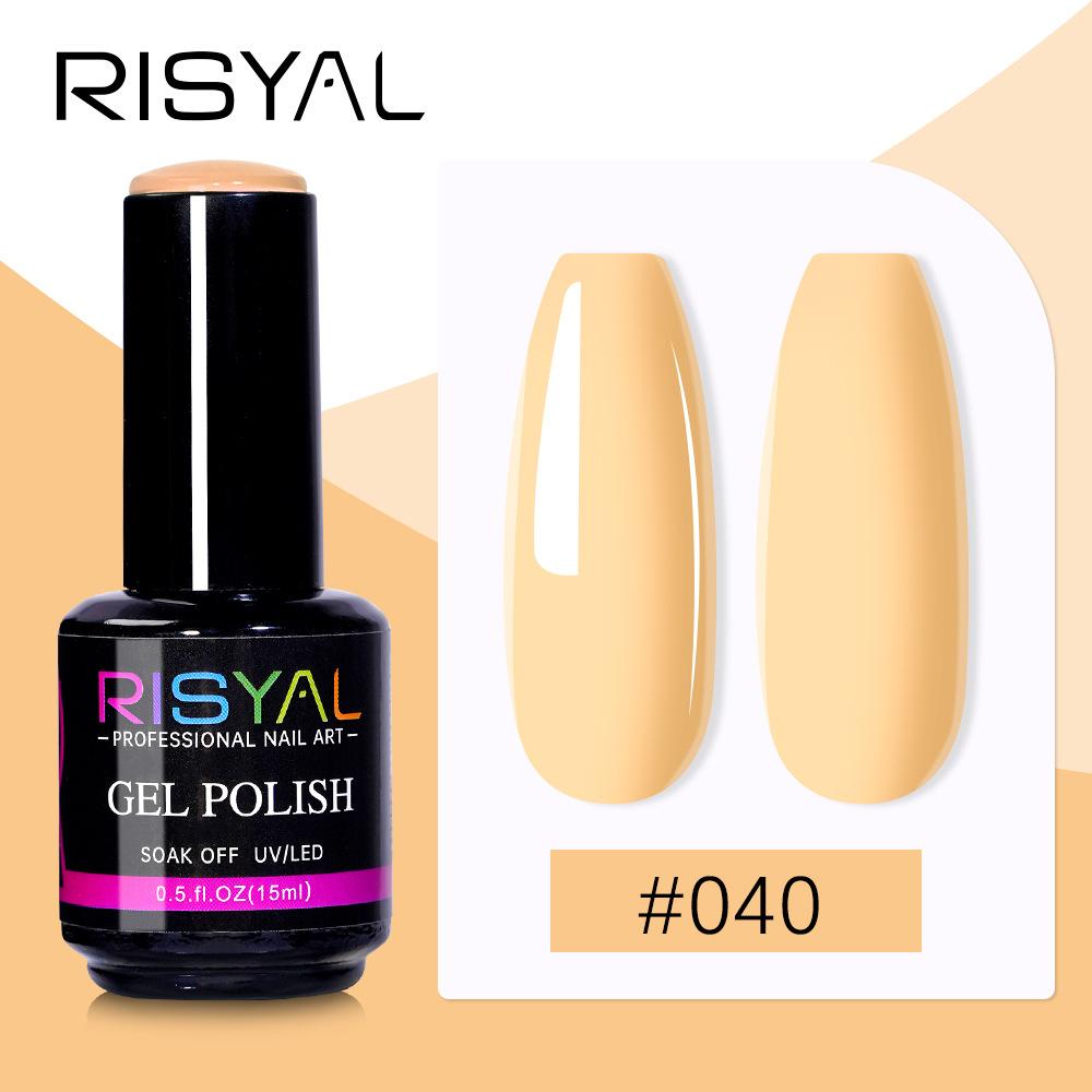 Gel galben de lac de unghii