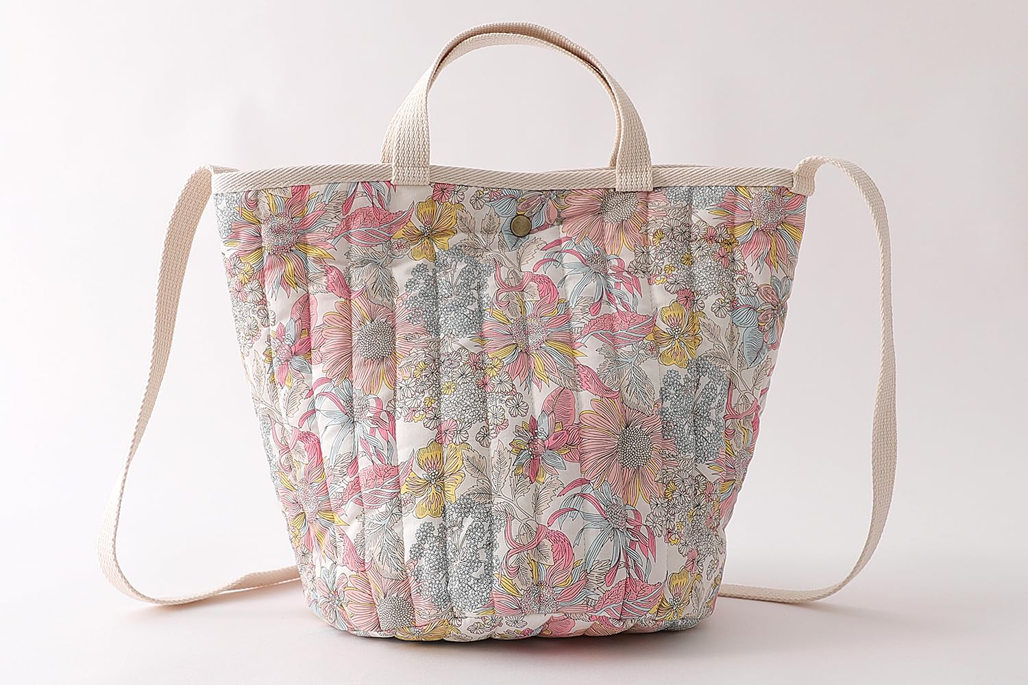 DDintex FLORET LONDON Стеганая корзина-сумка Angelica Gala Pink, 21 см x 26 см [Принт Liberty]