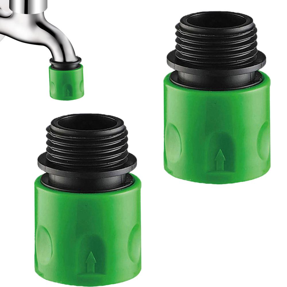 Gartenschlauch Schnellverbinder 2 Stück Wasserschlauch Schnellkupplung Mehrzweck-Wasserschlauch Schnellanschlussstücke Flexibel Schnell