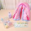 Micro Scene Doll Camping Kit Outdoor Picnic Doll Mini Tent Dollhouse Tent  Girls Toy