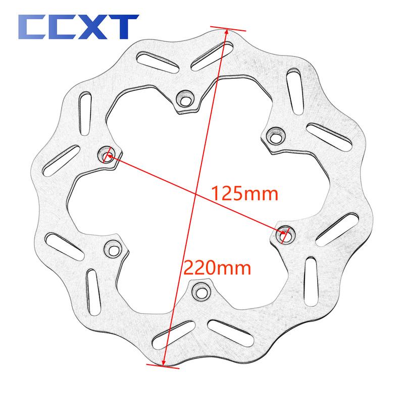 Motorcycle 260MM 220MM Front Rear Brake Discs Rotors For KTM EXC EXCF SX SXF XC XCF XCW TPI Six Days 500 450 400 350 300 250 125