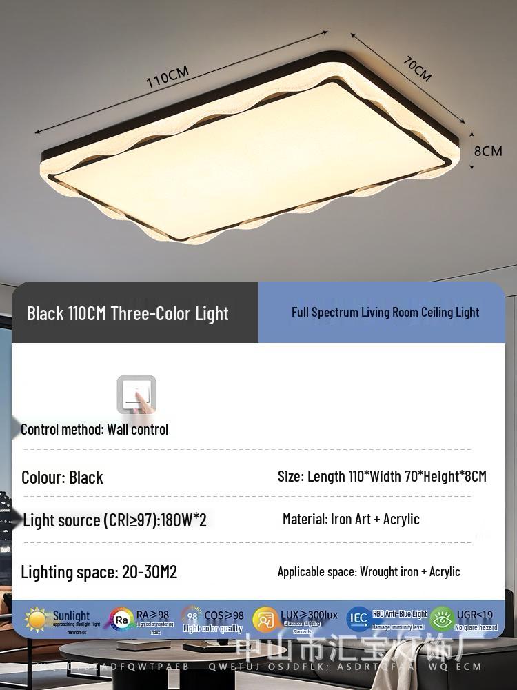 Modern Italian Wave Ceiling Light: High-End Fixture for Living Room & Bedroom