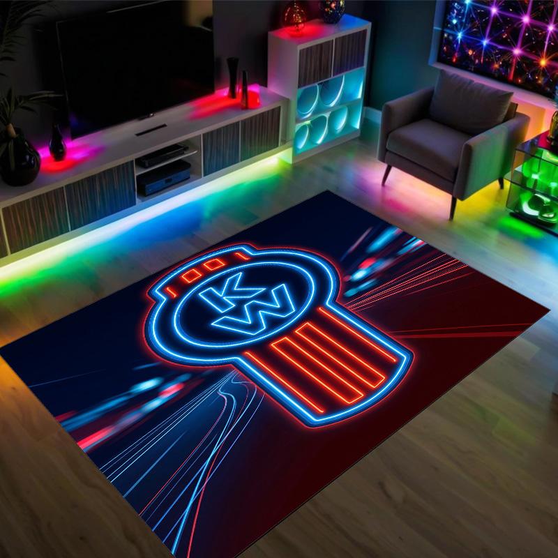 Kenworth Design Crystal Velvet Carpet Cozy Non?Slip Printed Rug For Bedroom Living Room Entrance