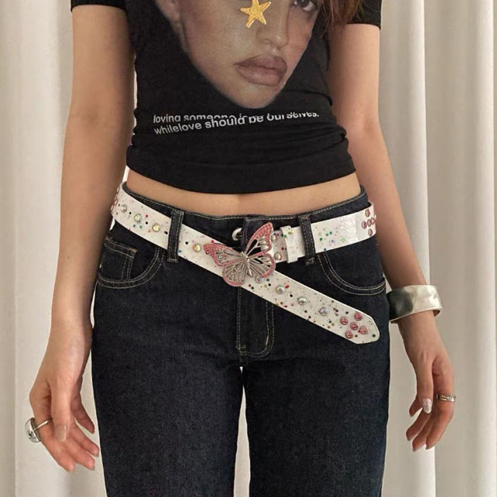 Original Design Pu Leather Belt For Women With Star Embellishments For Casual Dresses