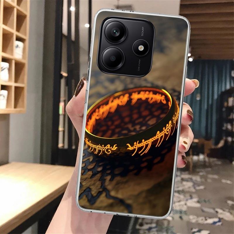 The L-Lord of The R-Rings Soft Phone Case For Xiaomi Redmi Note 14 14S 13 12S 12 11S 11 11E Pro Plus 11T 10S 10 9S 5G Pattern Co