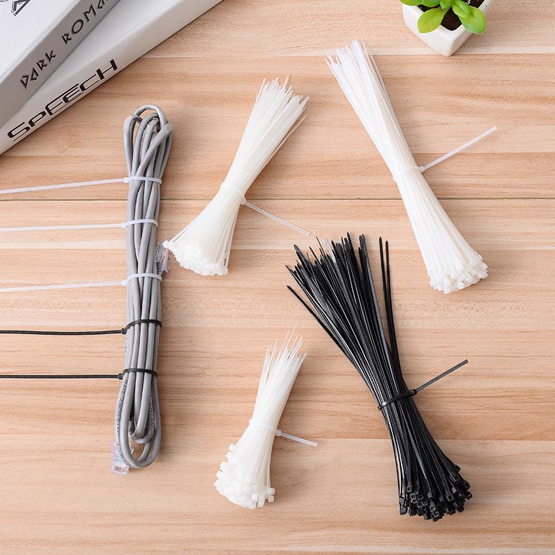 

Self-locking Nylon Cable Ties Cable Ties Cable Ties Cable Ties One Bag of Cable Ties Large 2.5*200 чорний