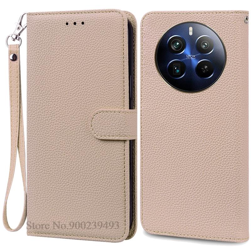 For Realme 12 Pro Plus Case Leather Wallet Flip Cover Phone Case For Realme 12 Pro 5G Case Coque Fundas For Realme 12 Pro+ Cover