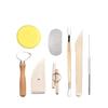 7-Piece Yellow Clay Sculpture Tool Set: Lightweight Pottery and Trimming Knives