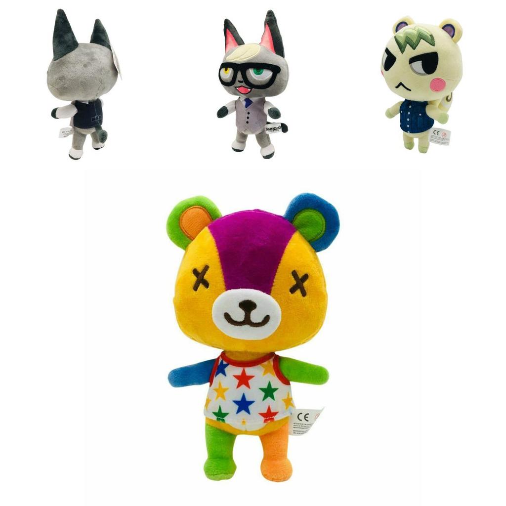 Soft And Adorable Animal Crossing Stitches Bob Marshal Raymond 8-inch Plush Toy Doll