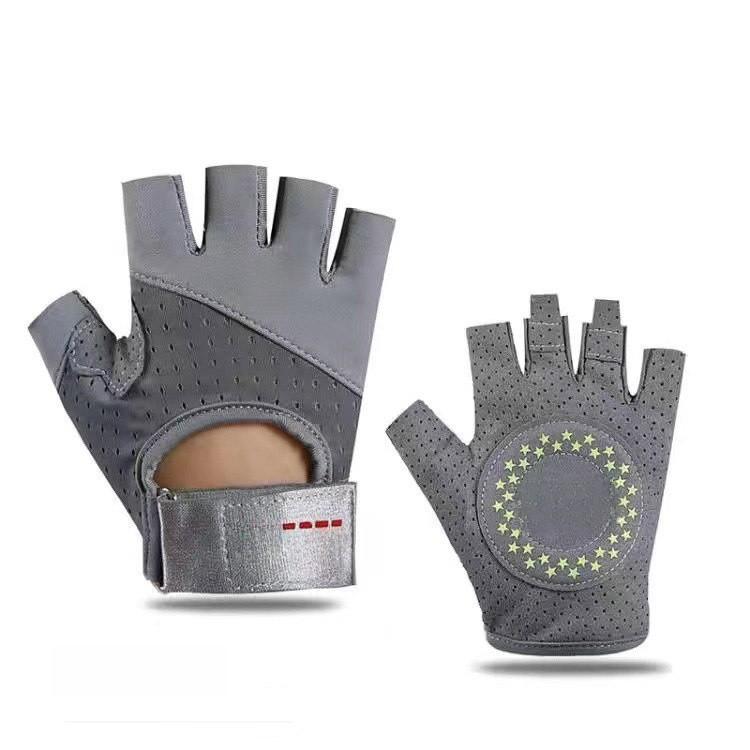 Ice Silk Fitness Gloves For Women With Nonslip Grip For Yoga And Cycling