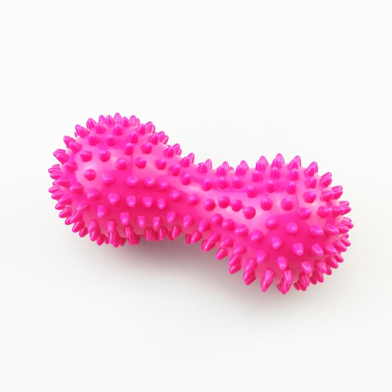 PVC Spiky Peanut Massage Ball for Acupressure, Yoga, and Fitness
