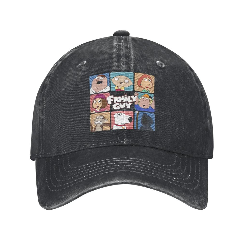 Familien Cartoon Peter Griffin Alles ist Möglich Baseballkappen Retro Used Gewaschene Sonnenschirmkappe Geschenkkappen