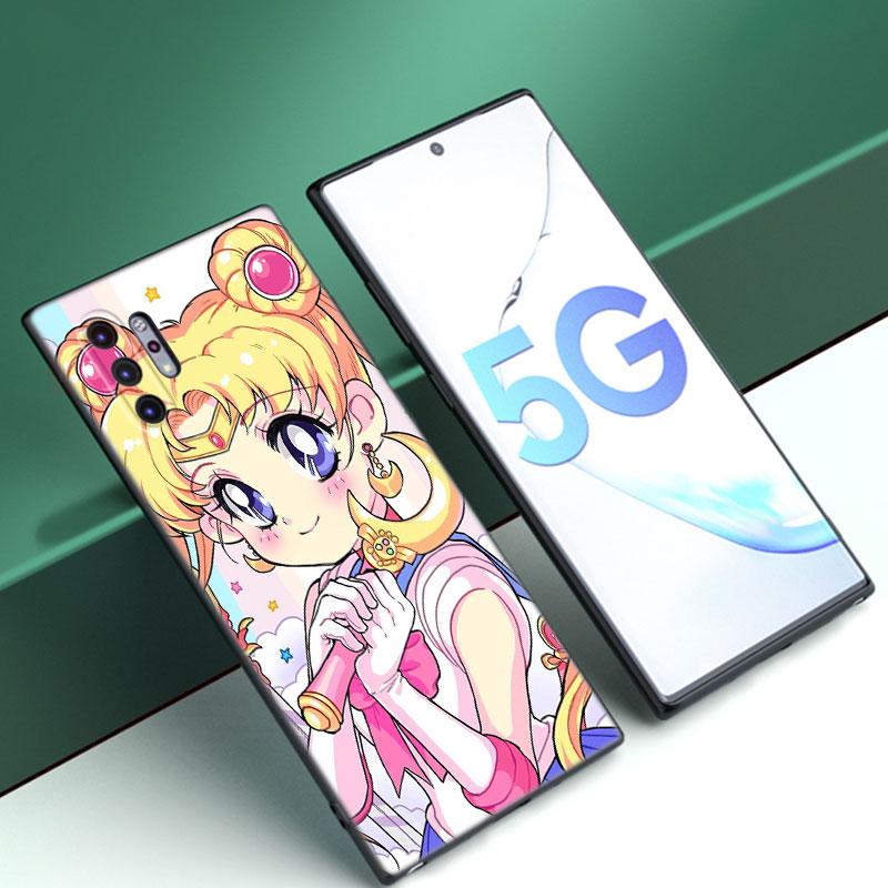 Anime Sailor Moon Telefon Fall Für Samsung M30 M31 S Hinweis 10 Lite 20 M04 M13 M32 M14 M23 M33 M34 M42 m52 M53 M54 M11 M12 M21 M22