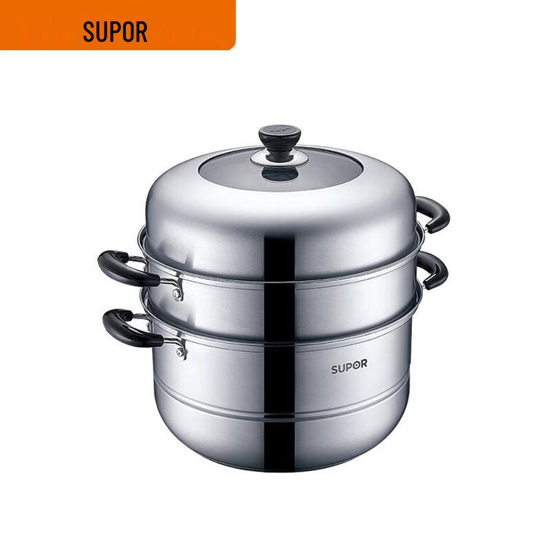Supor SZ26C1 304 Stainless Steel Double-Layer Steamer