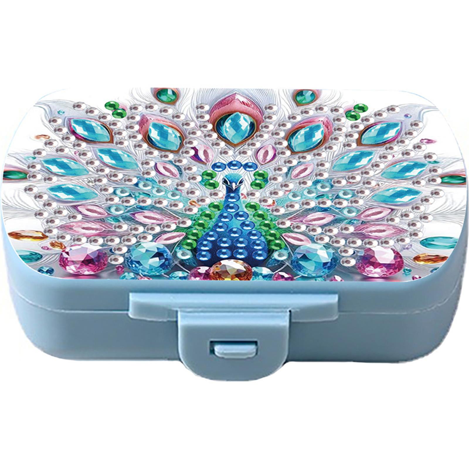 

Diamond Art Painting Vitamin Multi-Compartment Organizer Box Six-Compartment for Outdoor Sports Business Trip Or Handbag