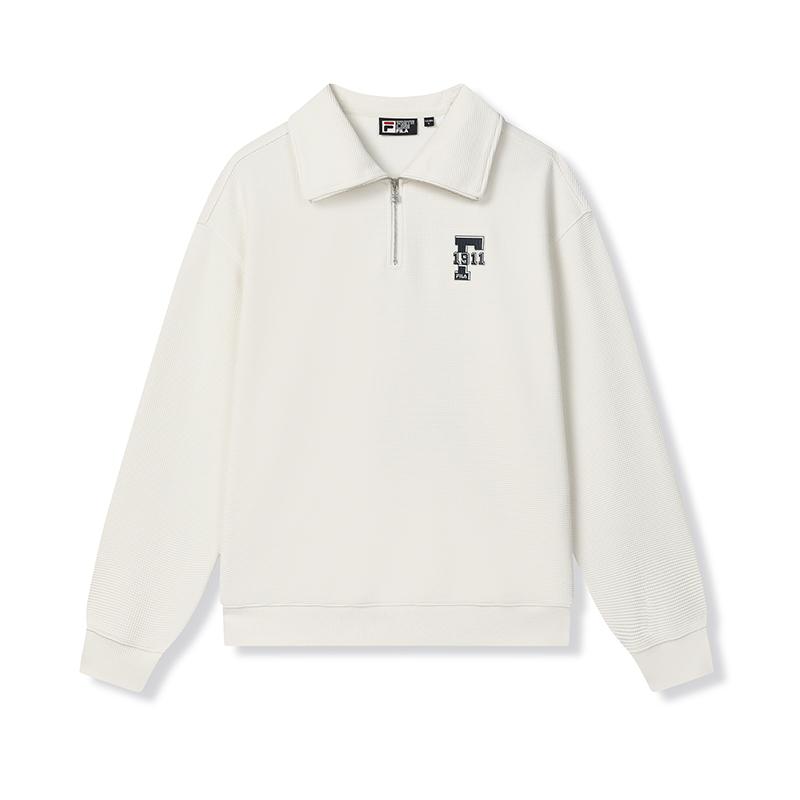 

New FILA ORIGINALE Sweatshirt Unisex Steam White F11U439205FIV 175/96A/L