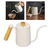 600ml 20oz Pour Over Coffee Kettle Pour Over Kettle Gooseneck Spout Coffee Tea Pot with Wood Handle