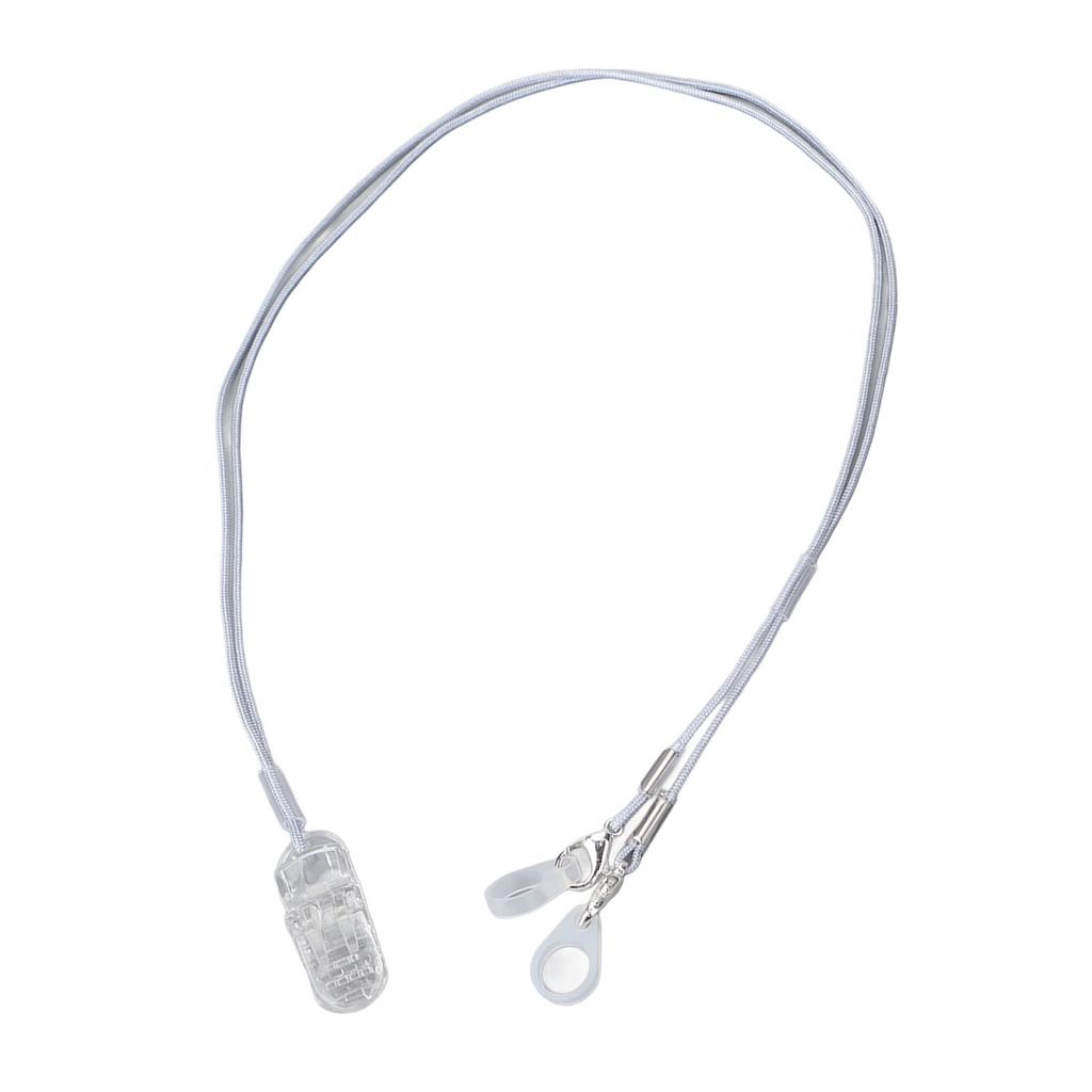 Hearing Aid Anti Lost Lanyard Transparent Colour Hearing Aids Holder Strap for Children Elderly