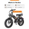 PURE UNICORN U5 City Electric Bike  48V 1000W Motor  48V 19.2Ah Battery  45km/h Max Speed 55-80km Max Range 20 x 4.0" Fat Tires