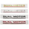 Metal ABS Car Styling Trunk Rear Tail Body Side Badge Sticker for Tesla Model 3 S X Y DUAL MOTOR Emblem Exterior Accessories