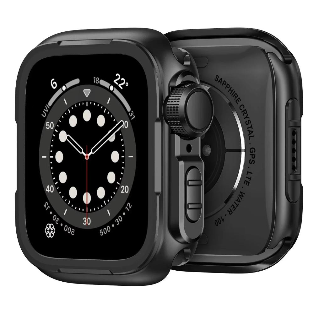 

Металевий корпус для Apple Watch Ultra 3 49мм Серії 11 10 46мм Рамка-бампер зі сплаву для iwatch 9 8 7 6 5 SE3 45мм 44мм Захисна кришка 49mm(Ultra 3 2 1) чорний