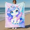 Unicorn Fantasy Outdoor Flannel Blankets, Outdoor Travel, Home Blankets, Fan Gifts,Suitable for All Seasons, Christmas Gifts. R1127168