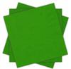 3-Ply Napkins 20 Pcs. Green (Dark Green)