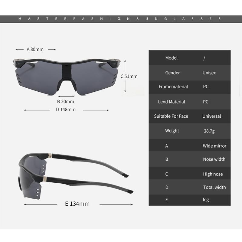 Updated Men And Womens High-end Wind Resistant Eyeglasses Athletic Bicycle Sun Glasses Uv Mountaineering Goggles 3015