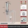 Stainless Steel Kitchen Soap Dispenser with Extension Tube for Dishwashing and Vegetable Washing