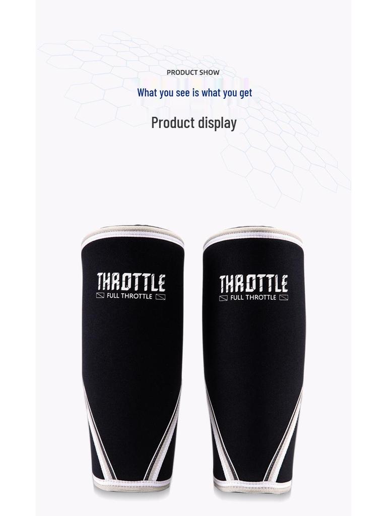 Hercules 7mm Neopren Knäskydd för Styrketräning, Tyngdlyftning och Knäböj - Unisex Stöd.