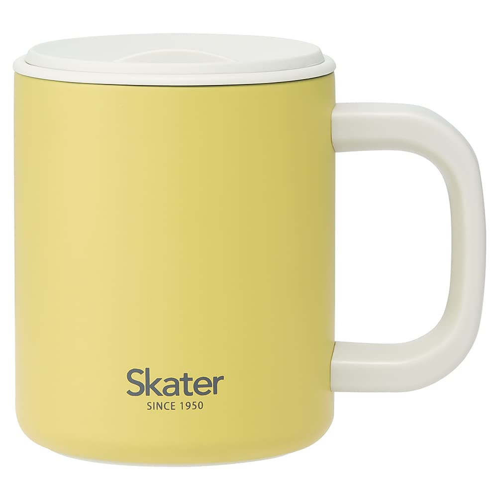 

Skater Insulated Stainless Steel Mug with Lid, Double Wall Vacuum Insulation, Dull Yellow, 330ml, STMG4N-A