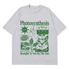 Photosynthesis Cat Funny Meme Tshirt Unisexs Unisex Vintage Tshirt Shortsleeved Loose Casual Cotton Oversized Summer Tshirts