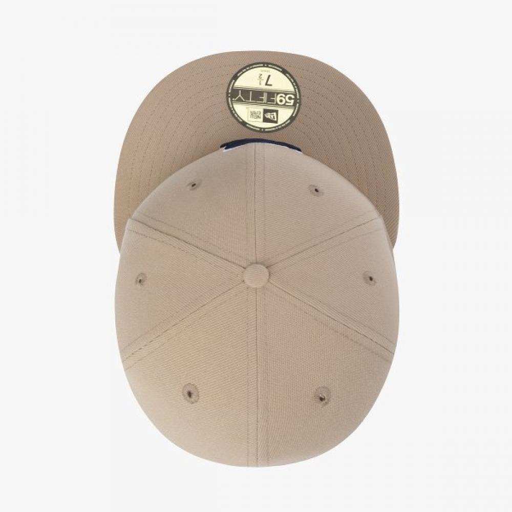 New Era Atlanta Braves Fitted Cap Camel 15131692