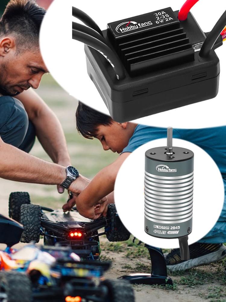 

Безщітковий комбінований набір із безщітковим ESC на 30 А для 1/14, 1/16, 1/18 вантажівок із радіоуправлінням