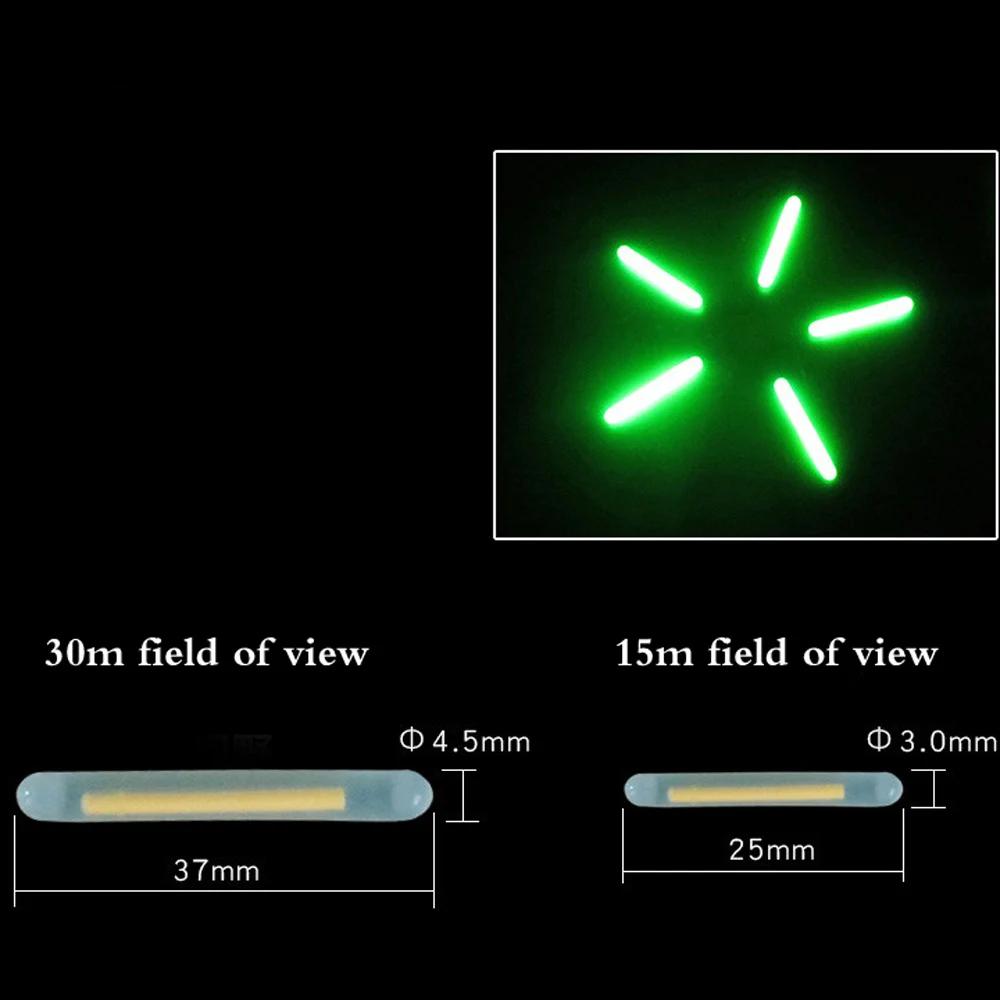 250 peças 50 sacos Bastões Químicos Luminosos Glow Light Stick Boias para Pesca Noturna Luzes Escuras na Cor Verde Acessórios para Equipamento de Pesca 260319