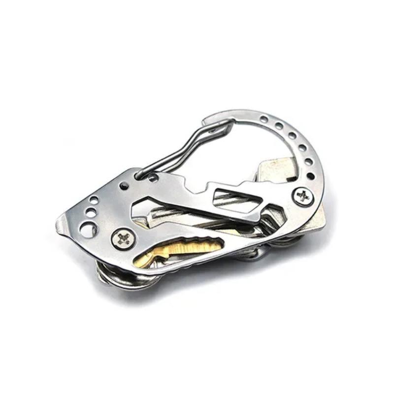 Portable Keys Holder Keyring Wallets Car Key Chain Collector Edc Pocket Key Organizer Bottle Opener Outdoor Accessories Tools 4