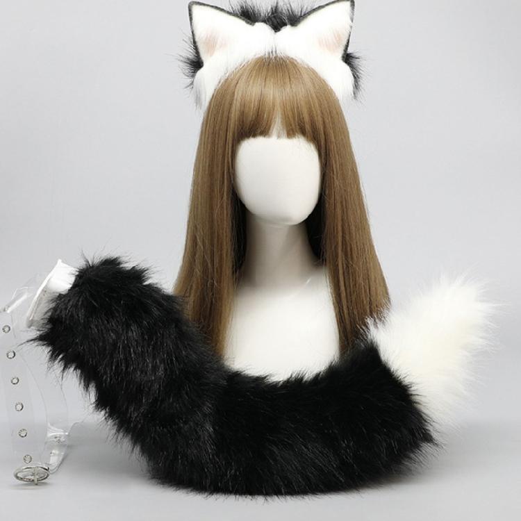Faux Furs Foxes Therians Tail Electric Wolf Cats Foxes Tail Movable Animal Tail for Christmas Halloween Cosplay Party