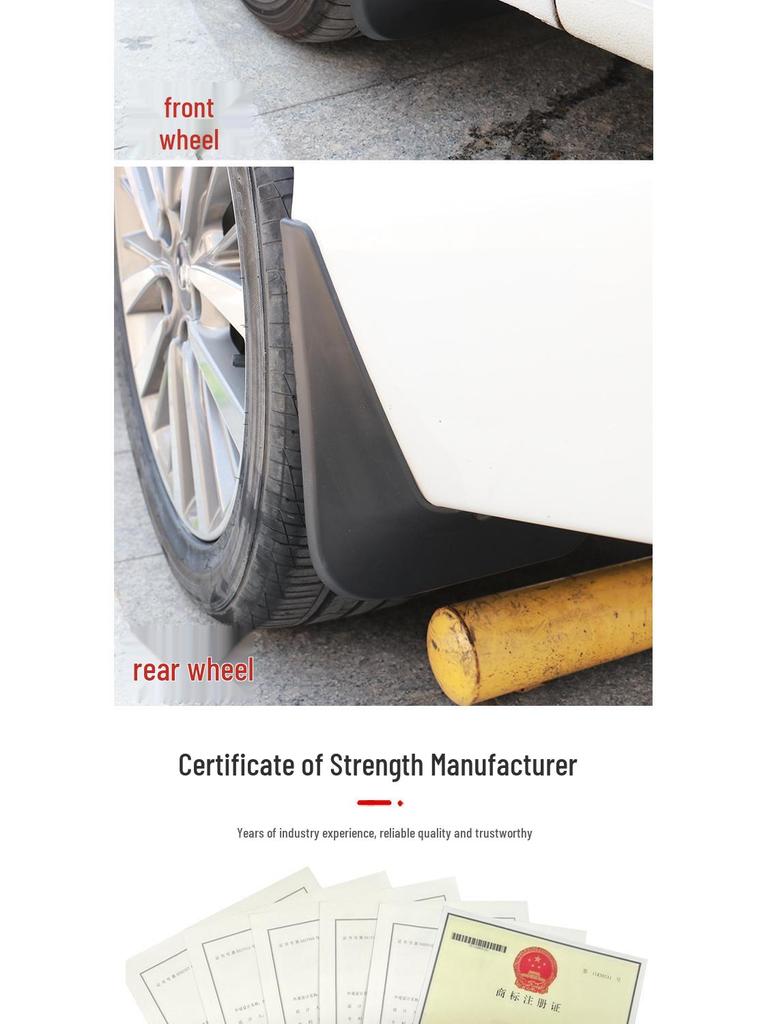 BYD Song Pro Gen 2 Car Tire Mudguards for 21 Models