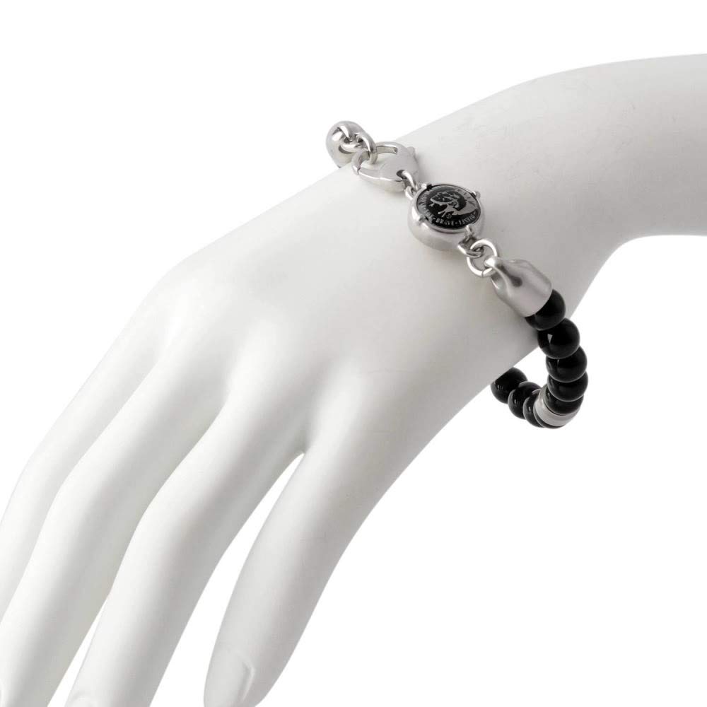 DIESEL DX0847040 Men's Brave Man Mohawk Beaded Bracelet [abde00147m] [Parallel Import]