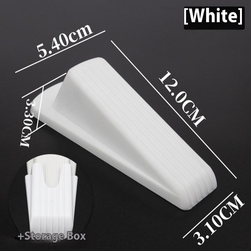 Practical Safety Soft Silicone Door Stoppers Block Wedges Doorstops Home Anti-Collision Stop Wear Resistant