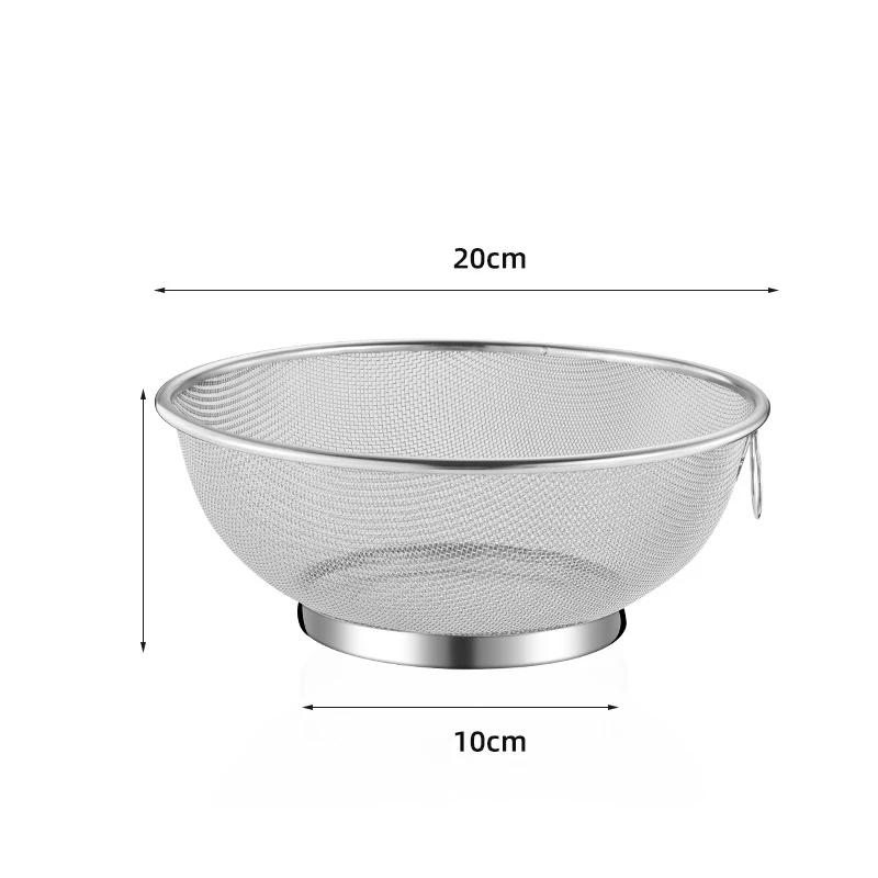 Mesh Kitchen Strainer Fine Mesh Colander Fruit Sink Colander Stainer Rice Washing Frying Basket Food Drain Basket Cooking Tools