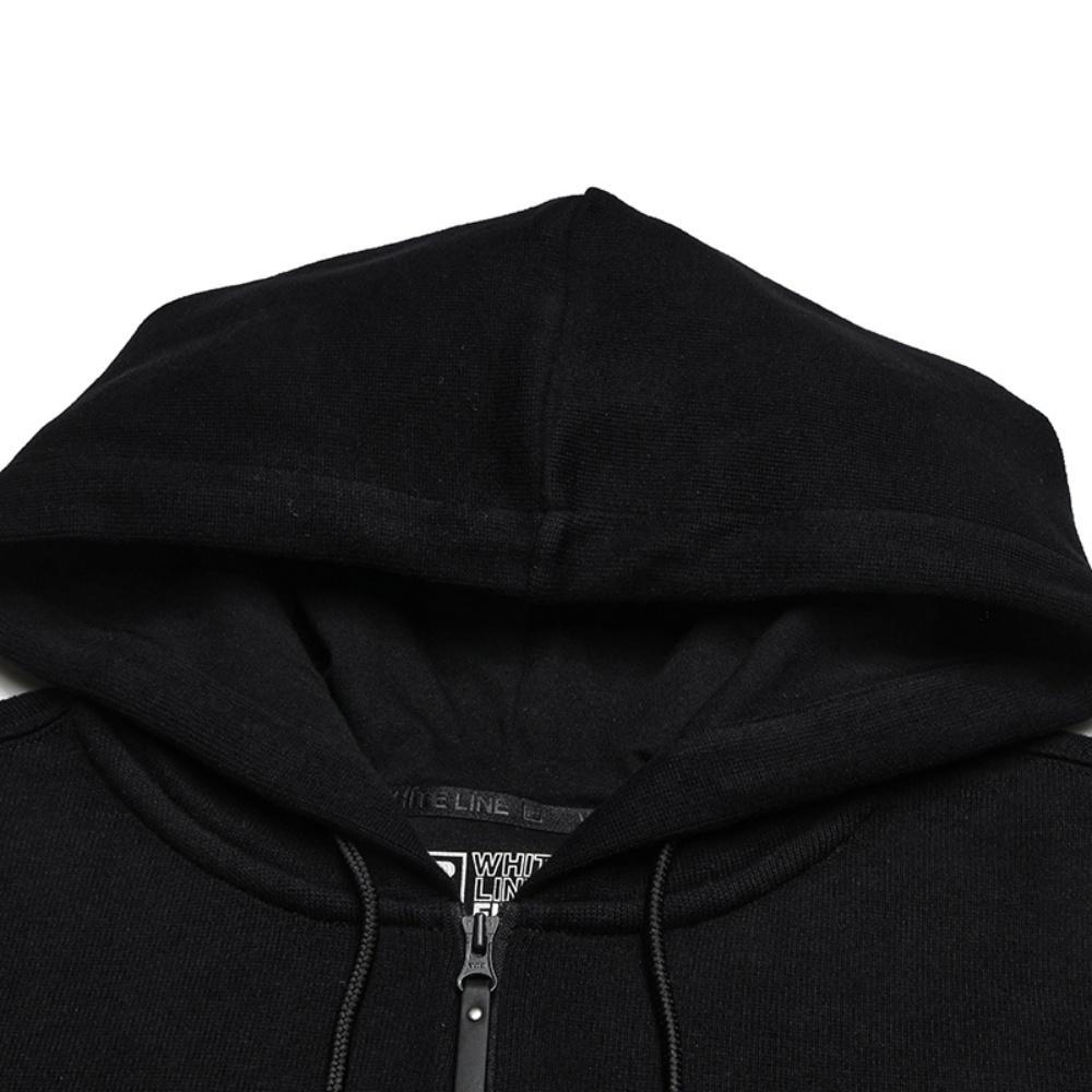 Fila Original Dark Minimalist Trendy Style Long Hooded Loose Dress Women Dresses F51W539303FBK