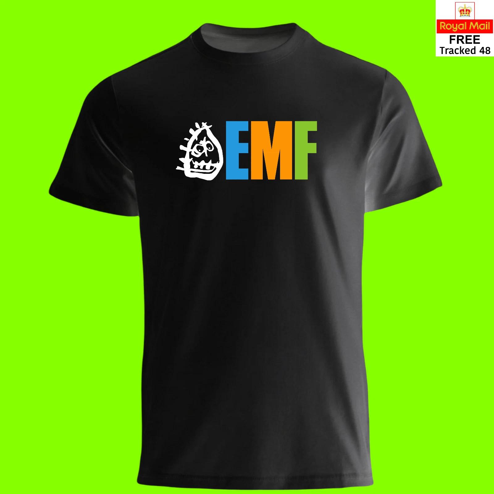 EMF - T Shirt - Indie Pop Rock Madchester Music Band 80s 90s L