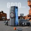Portable Wireless Tire Inflator Pump 6000mAh Electric Air Pump Power Bank for Car Tires Bicycles and Cars Wireless Car Air Pump